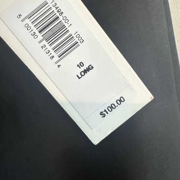 Banana Republic LONG High Rise Modern Straight Refined Pant Black 10 713498 - Picture 4 of 12